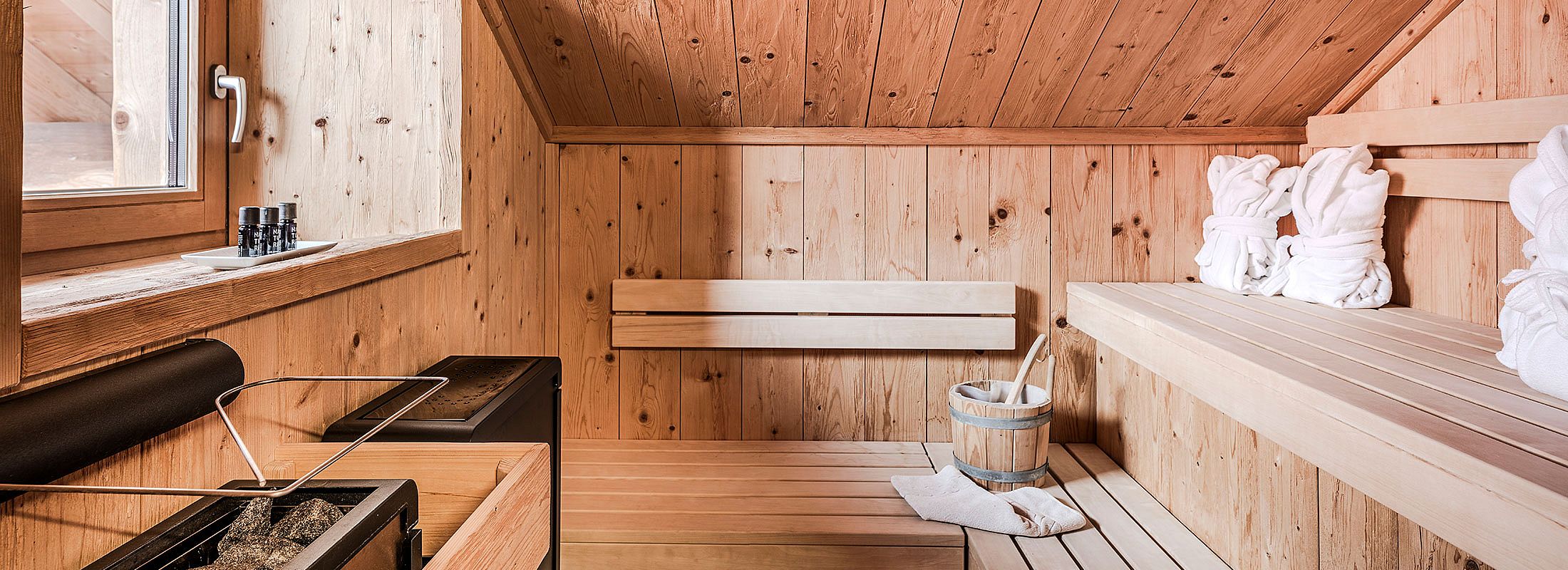 Private Sauna im Chalet in Sölden